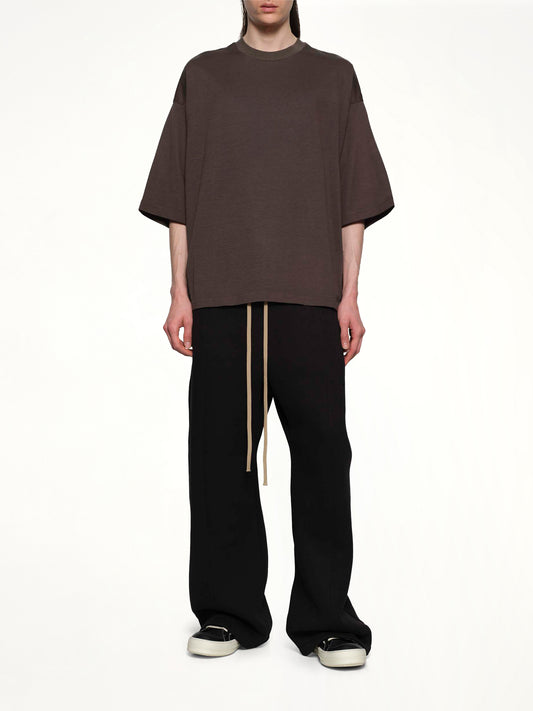 Relaxed Fit Logo T-Shirt in Off Black