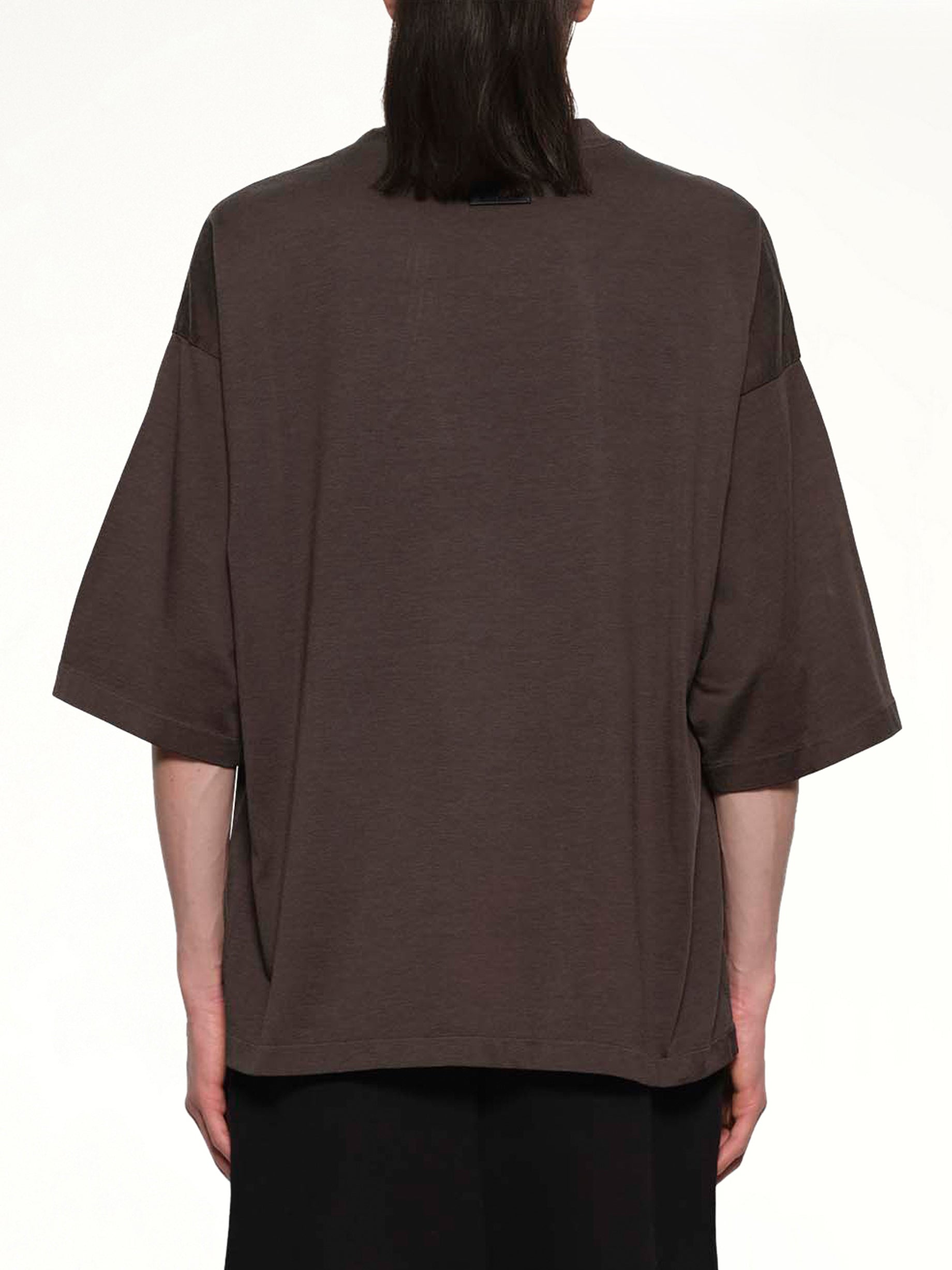 Relaxed Fit Logo T-Shirt in Off Black