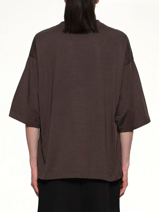 Relaxed Fit Logo T-Shirt in Off Black