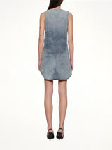 블루 DE-LARIS-DRESS-FSH
