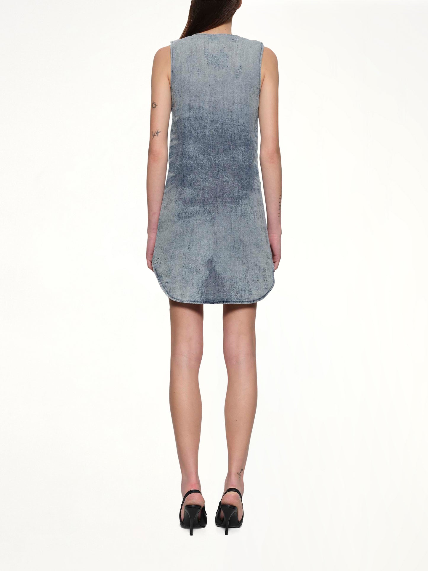 DE-LARIS-DRESS-FSH in Blue