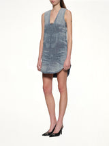 블루 DE-LARIS-DRESS-FSH