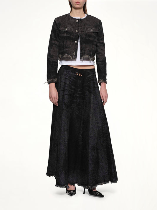 DE-GRAFFY-FSH Denim Jacket in Black