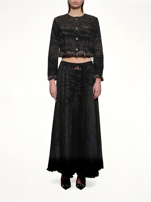 DE-GRAFFY-FSH Denim Jacket in Black