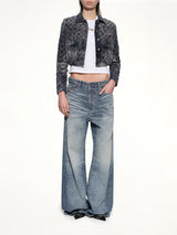 DE-URSY-FSH Denim Jacket in Blue