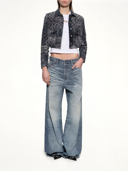 DE-URSY-FSH Denim Jacket in Blue