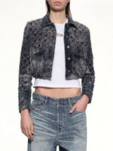 DE-URSY-FSH Denim Jacket in Blue