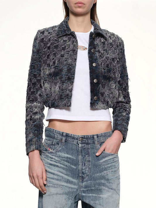 DE-URSY-FSH Denim Jacket in Blue