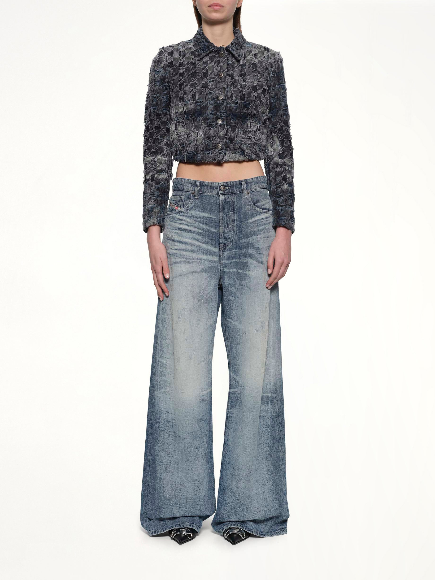 DE-URSY-FSH Denim Jacket in Blue