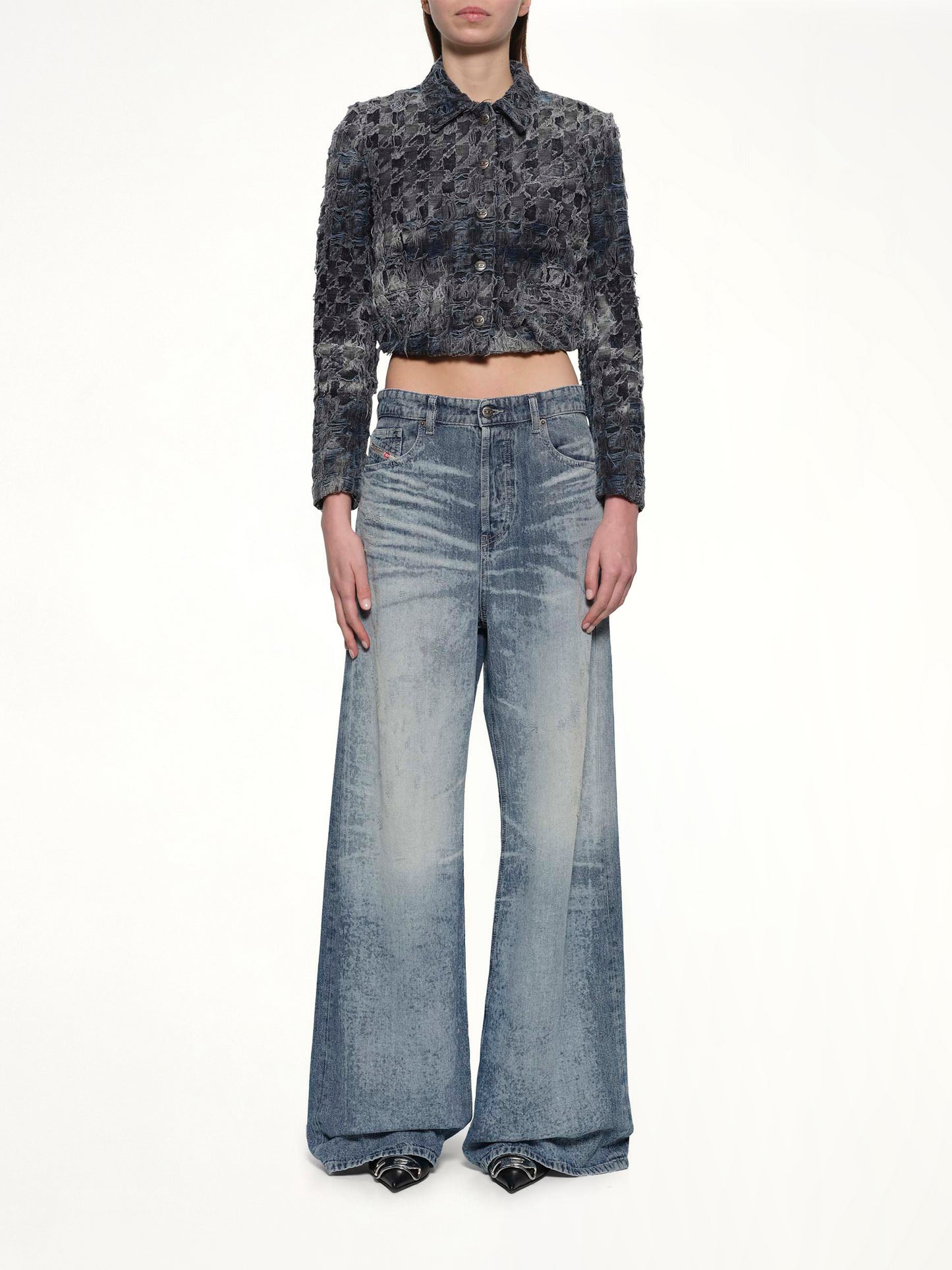 DE-URSY-FSH Denim Jacket in Blue