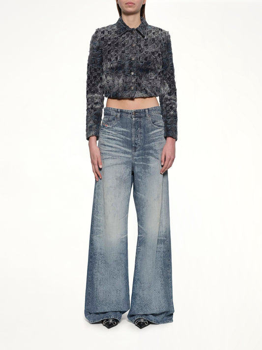 DE-URSY-FSH Denim Jacket in Blue