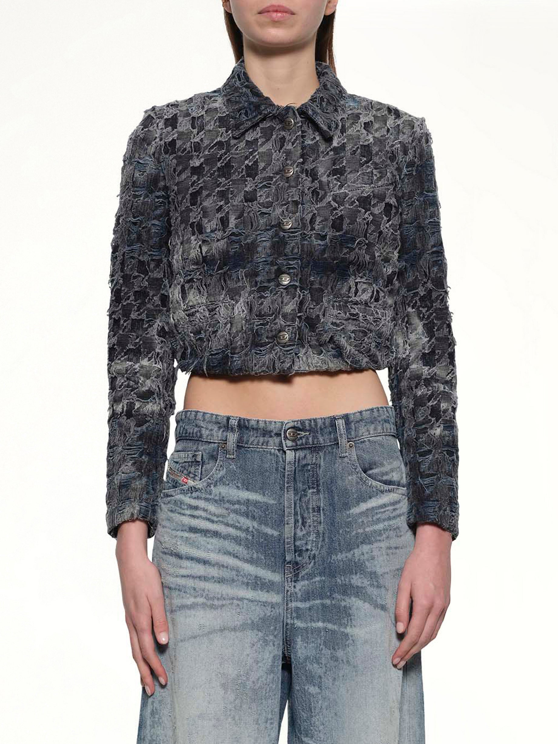 DE-URSY-FSH Denim Jacket in Blue