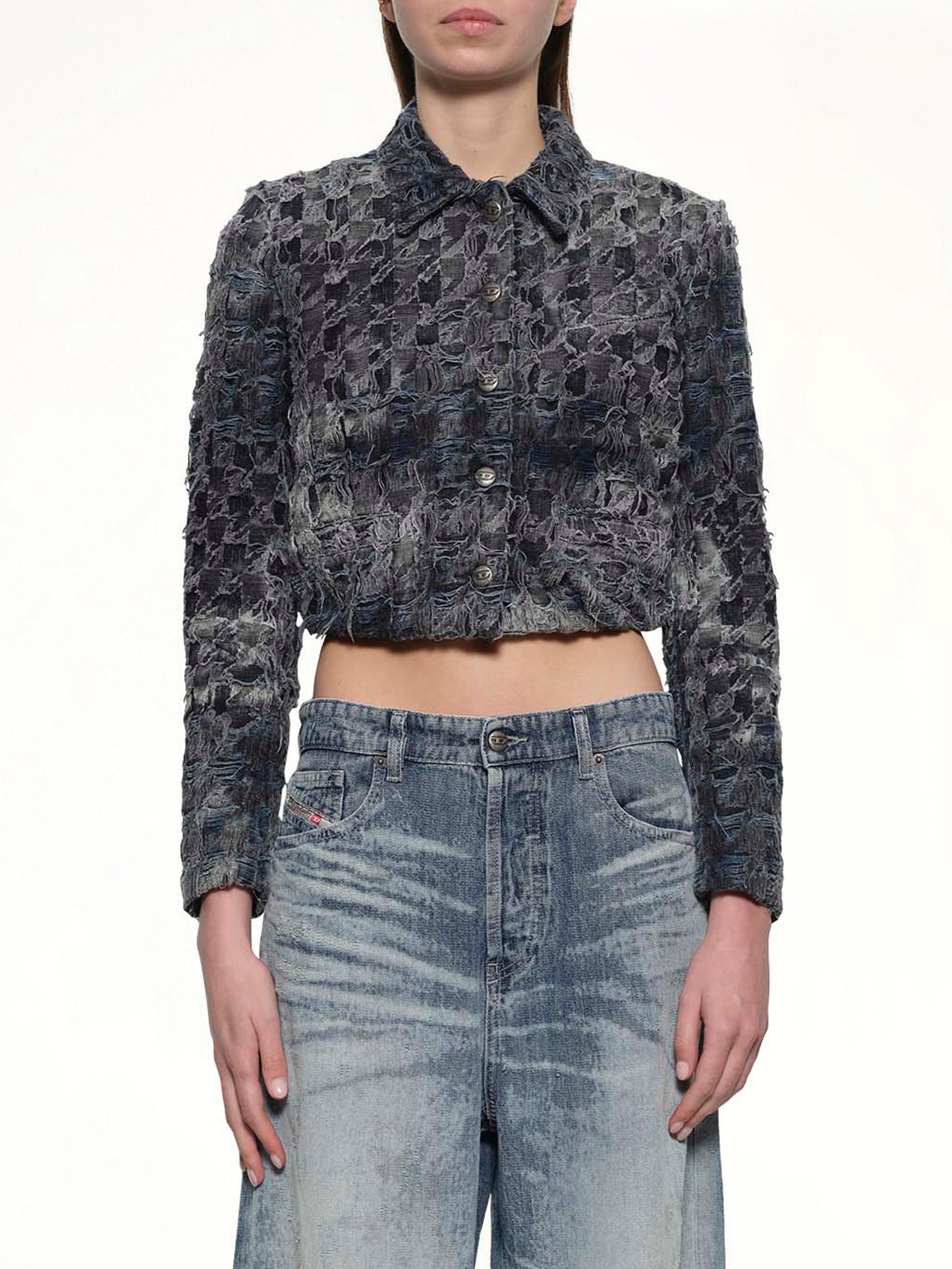 DE-URSY-FSH Denim Jacket in Blue