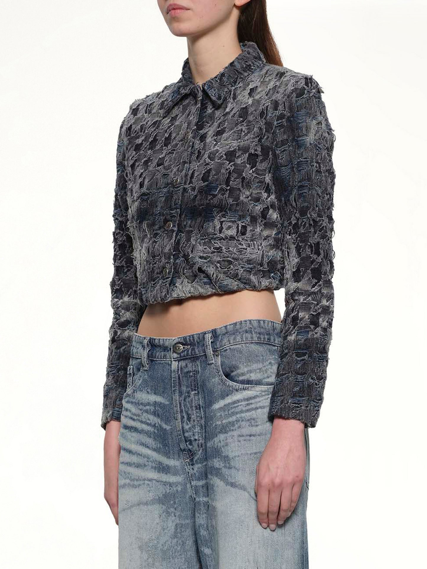 DE-URSY-FSH Denim Jacket in Blue