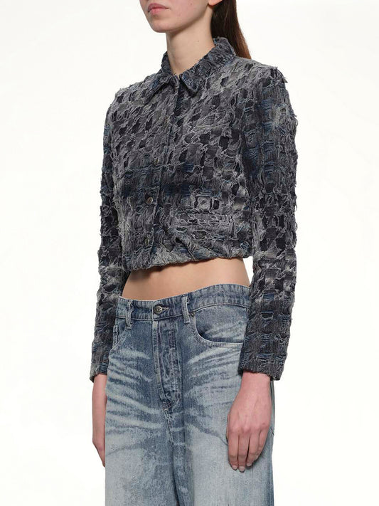 DE-URSY-FSH Denim Jacket in Blue