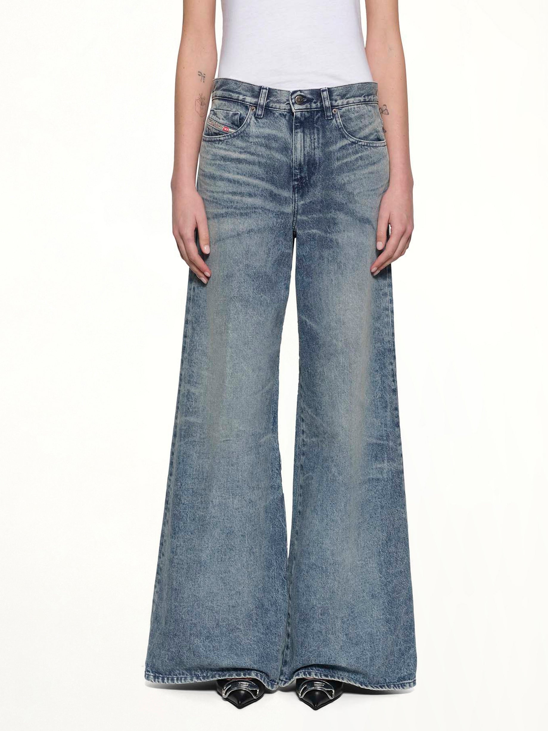 1978 D-AKEMI-FSH Wide Jeans in Blue