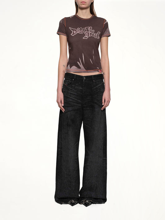 1996 D-SIRE-FSH1 Wide Jeans in Black