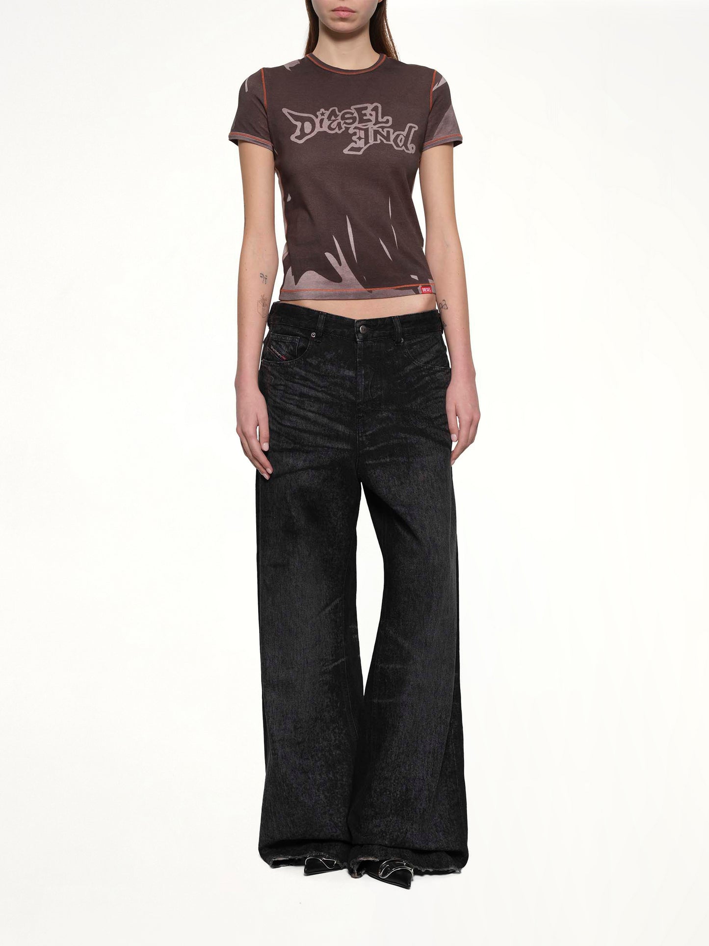 1996 D-SIRE-FSH1 Wide Jeans in Black