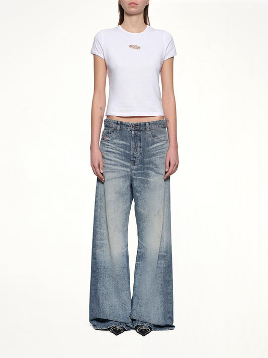 1996 D-SIRE-FSH Wide Jeans in Blue