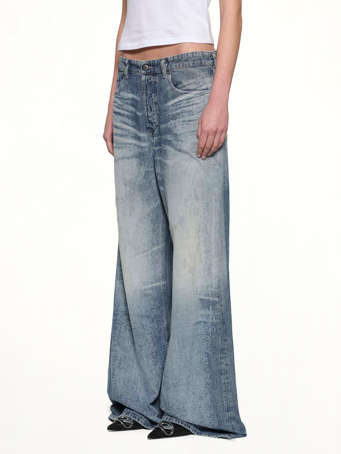 1996 D-SIRE-FSH Wide Jeans in Blue