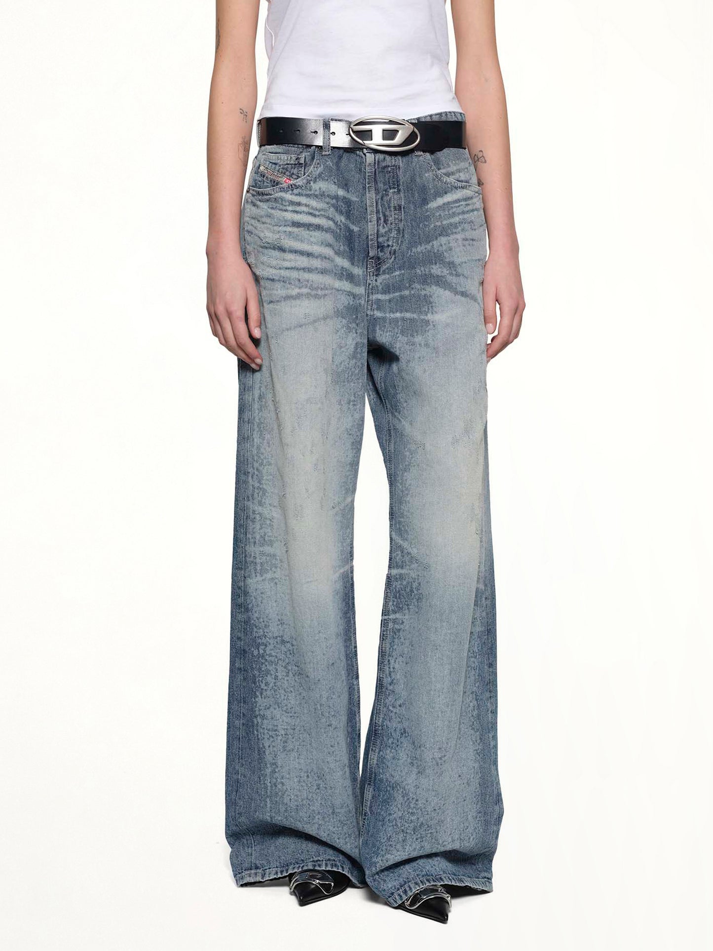 1996 D-SIRE-FSH Wide Jeans in Blue