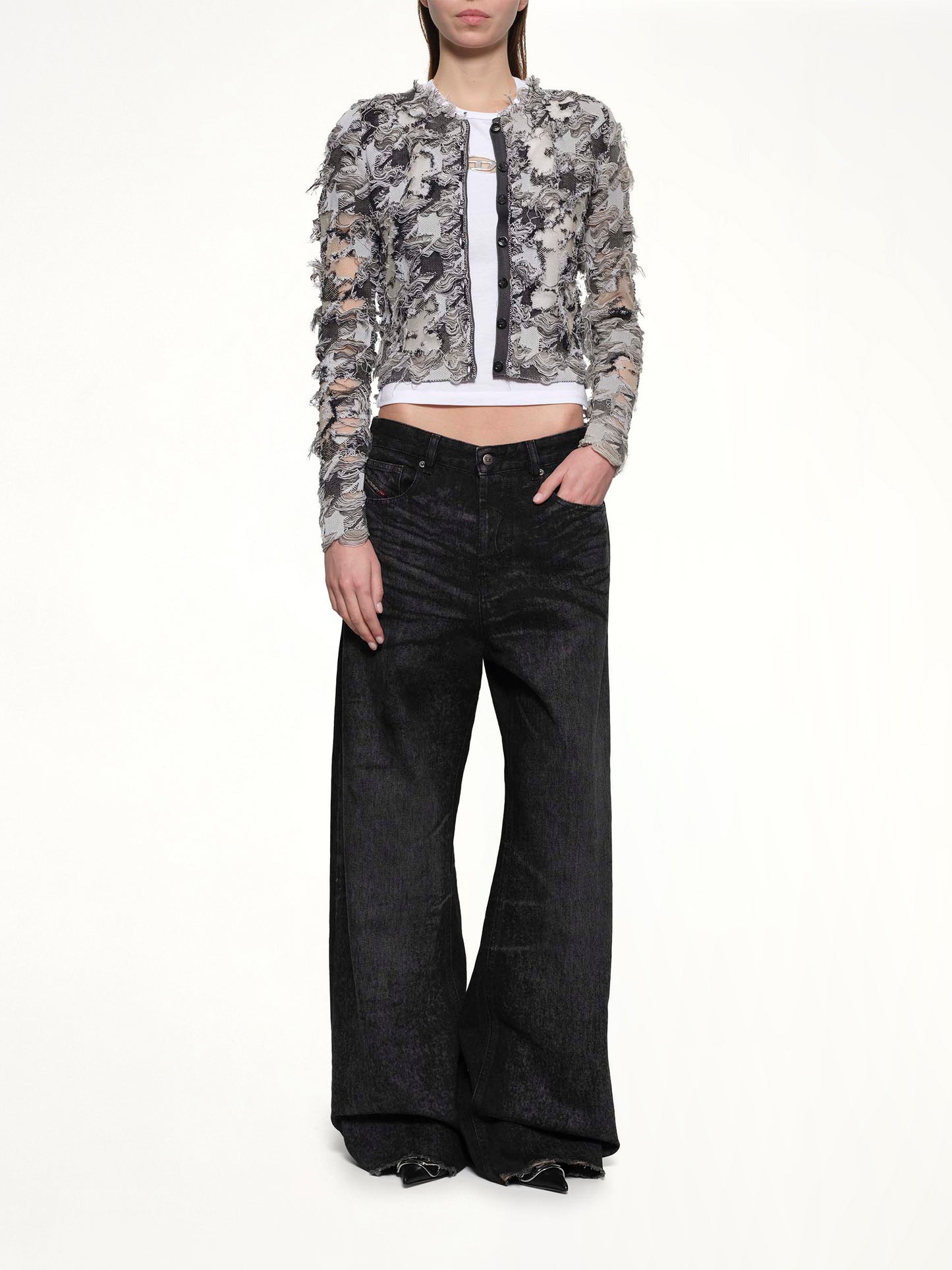 M-SIBYLLA Runway Cardigan in Multicolour