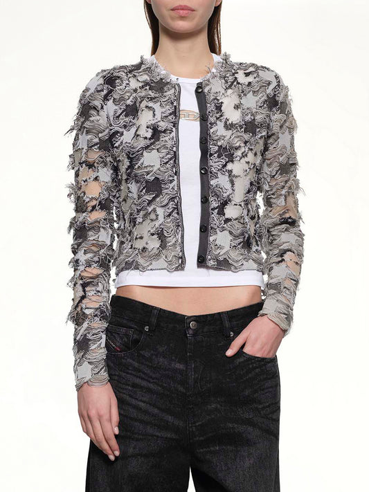 M-SIBYLLA Runway Cardigan in Multicolour