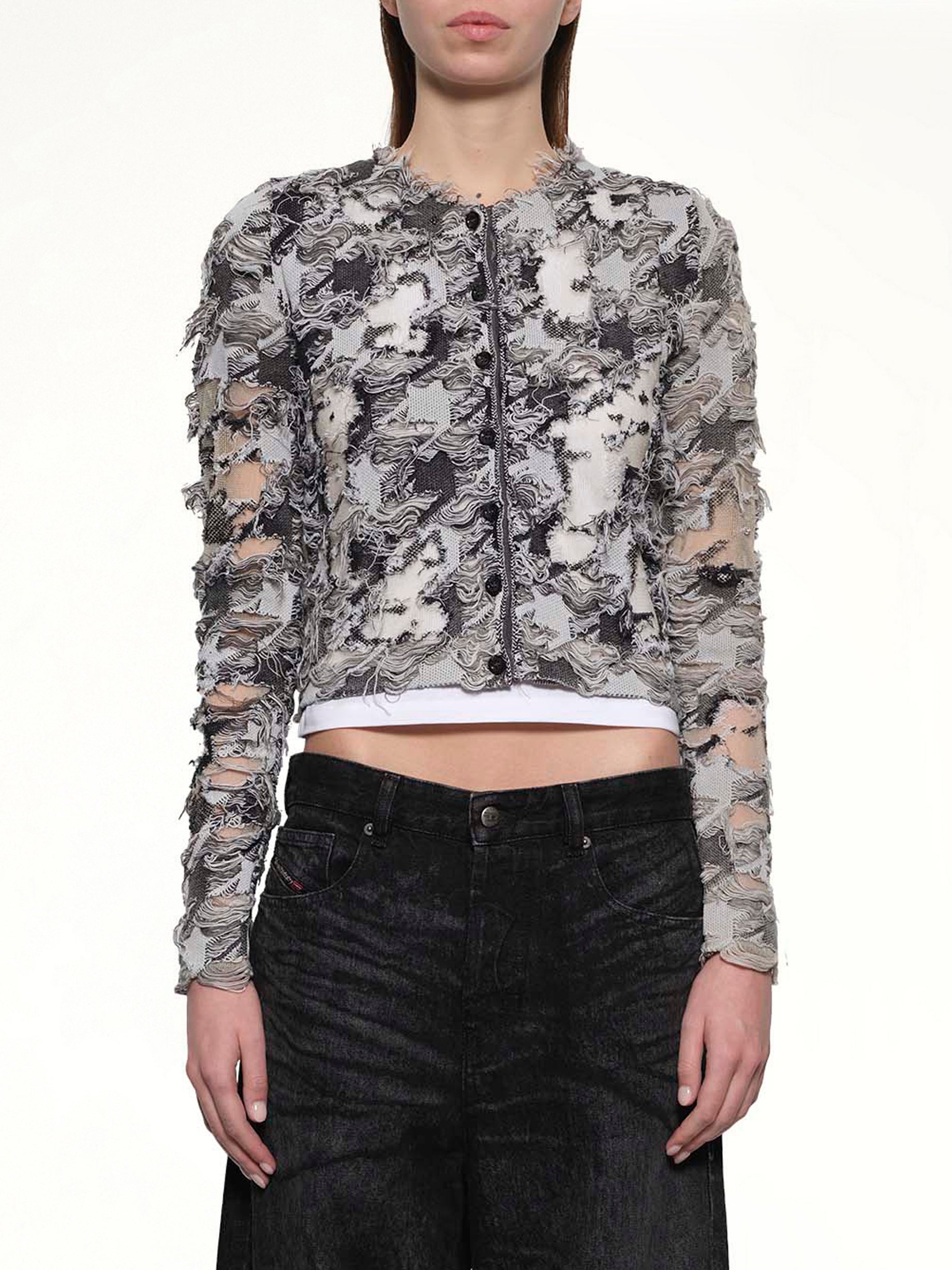 M-SIBYLLA Runway Cardigan in Multicolour