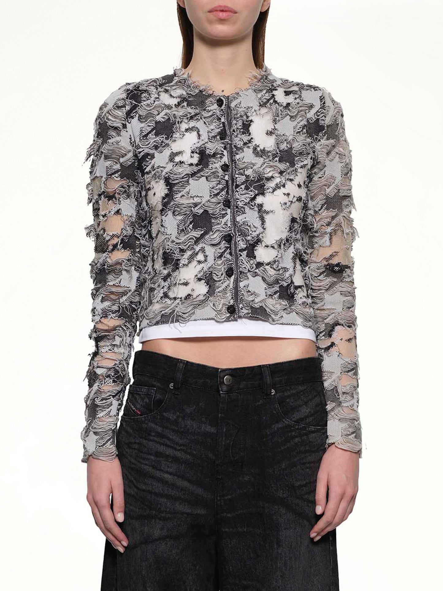 M-SIBYLLA Runway Cardigan in Multicolour