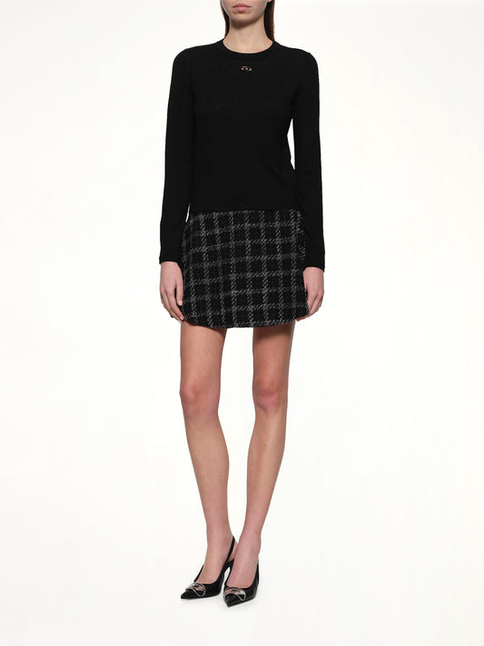 M-ALINESA Knit Sweater in Black