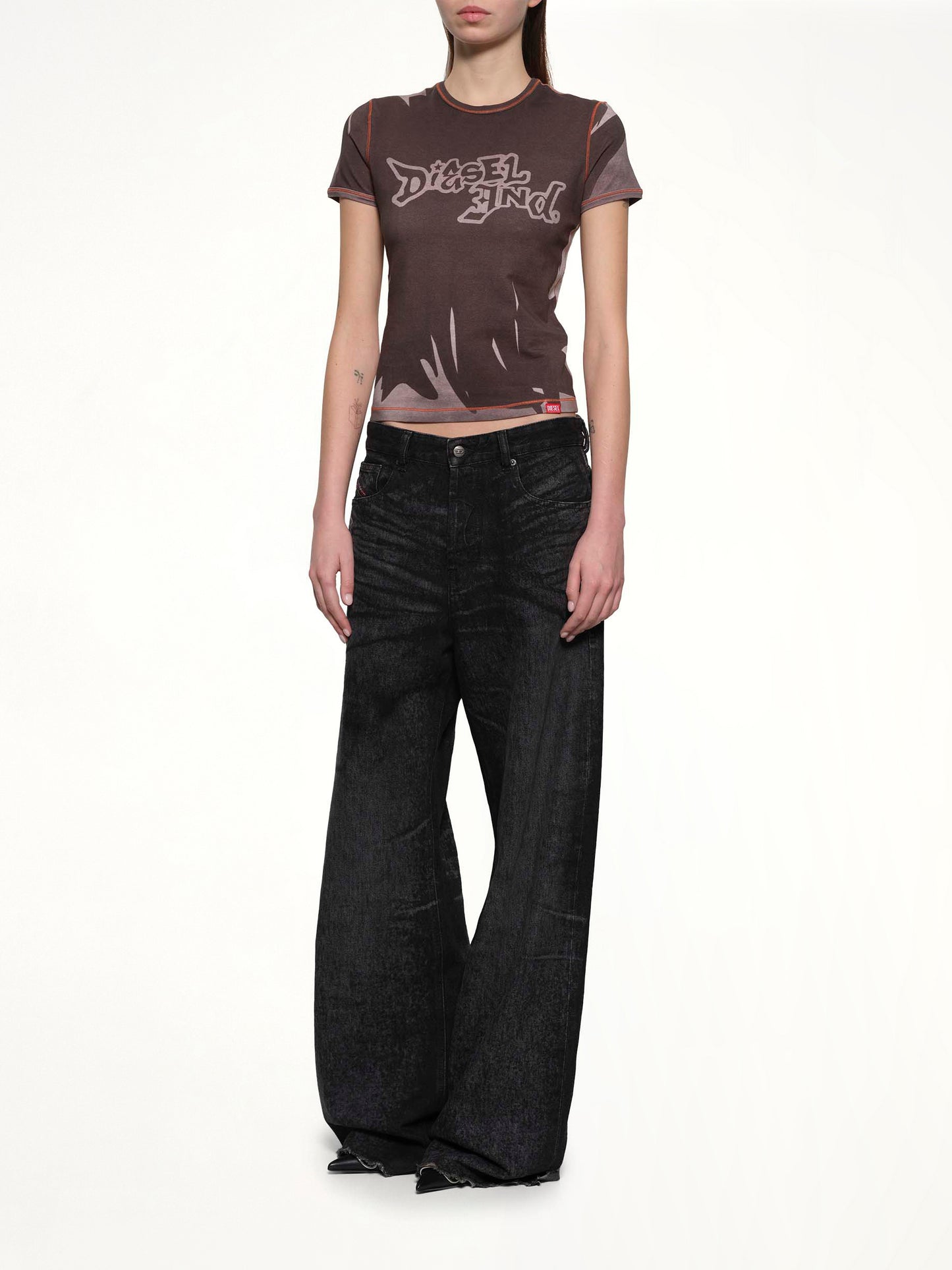 T-GRAFI T-Shirt in Grey/Multicolour