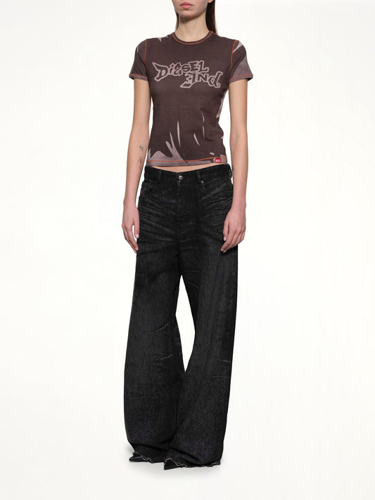 T-GRAFI T-Shirt in Grey/Multicolour