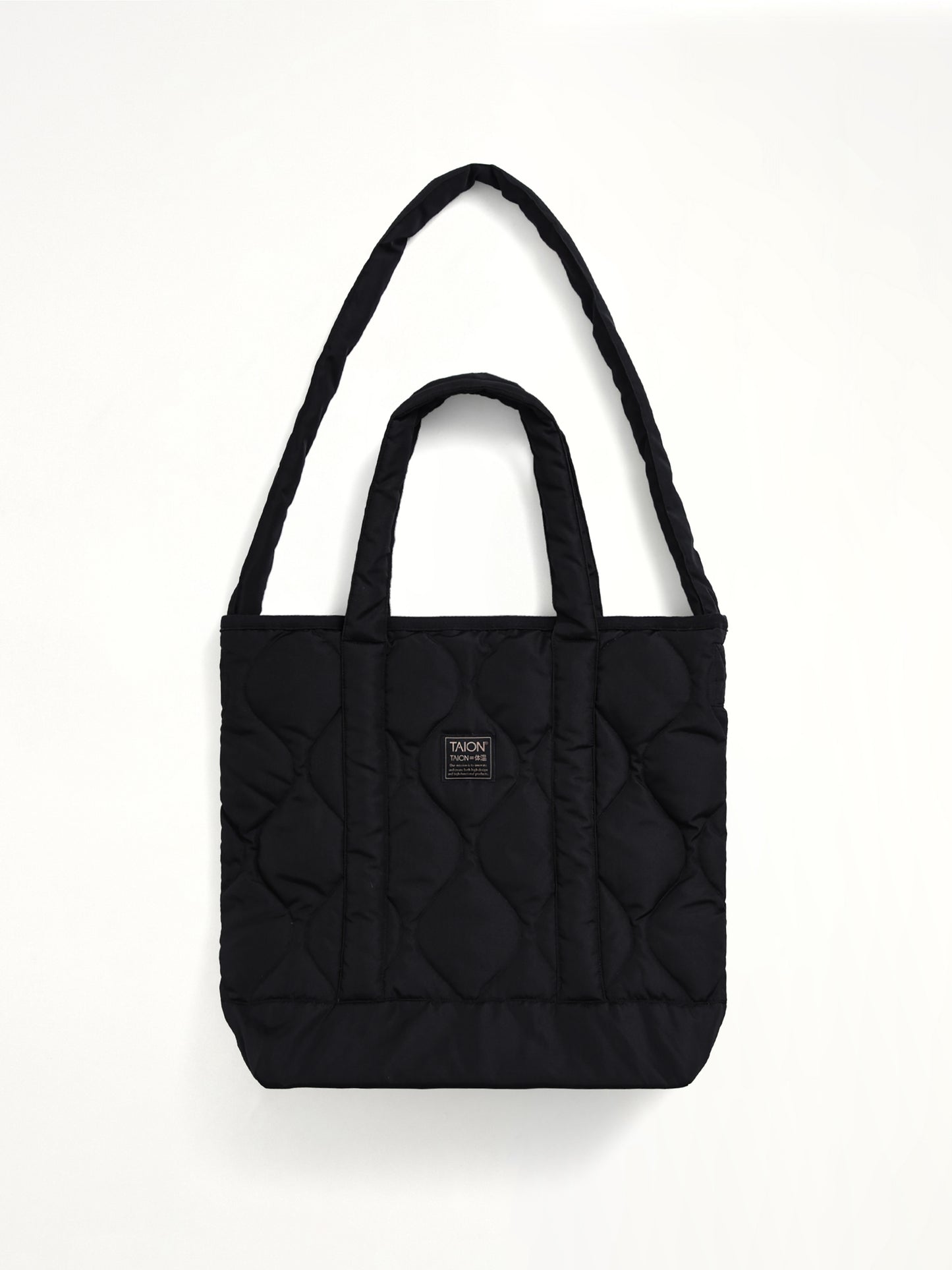 Military Zip Tote Down Bag M in Black