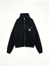 Carhartt WIP 黑色棉质平纹针织连帽衫