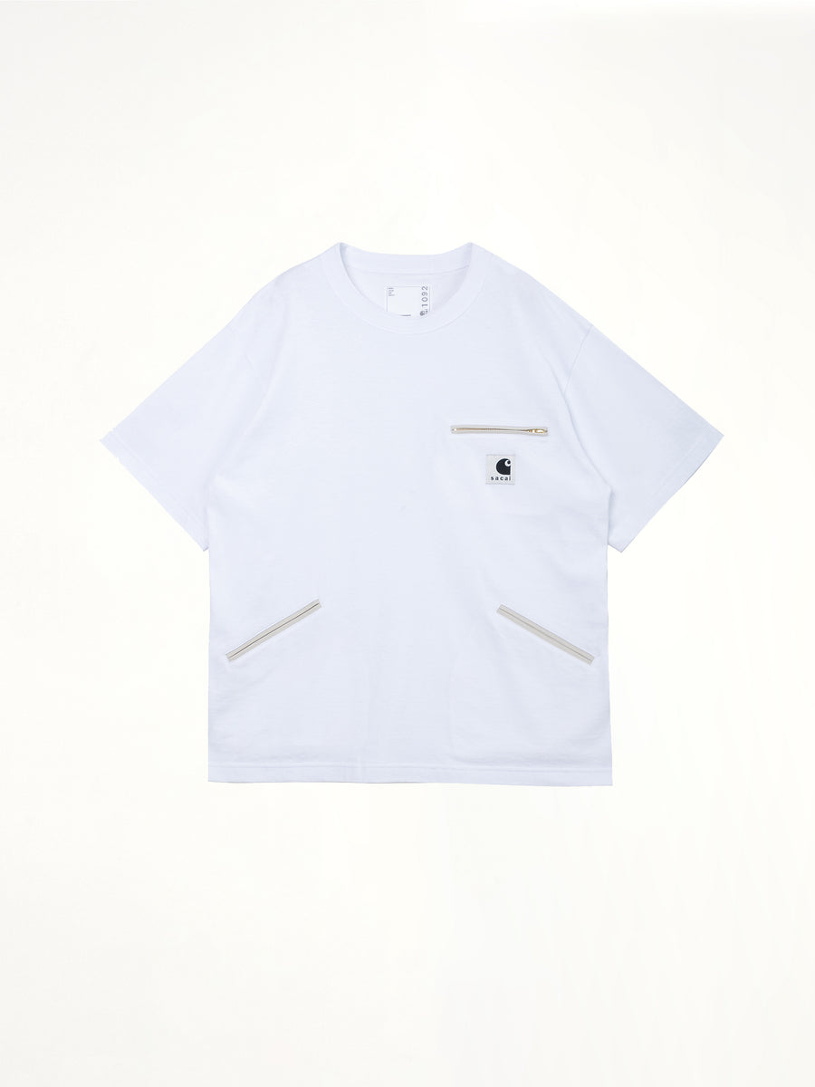 Carhartt WIP Cotton Jersey T-Shirt in White