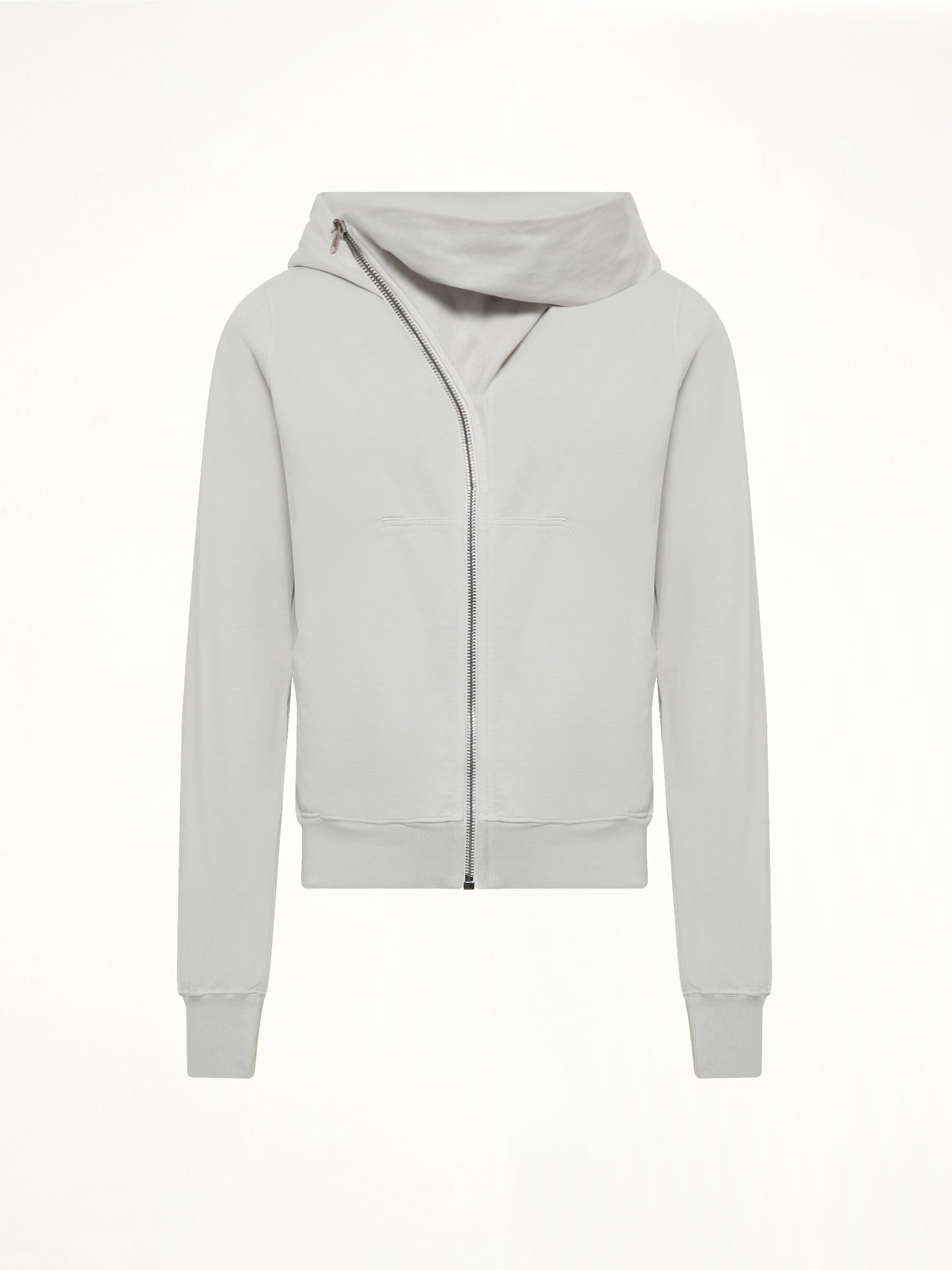 RICK OWENS DRKSHDW Mountain Hoodie in Milk Wash Product Photo from MARAIS