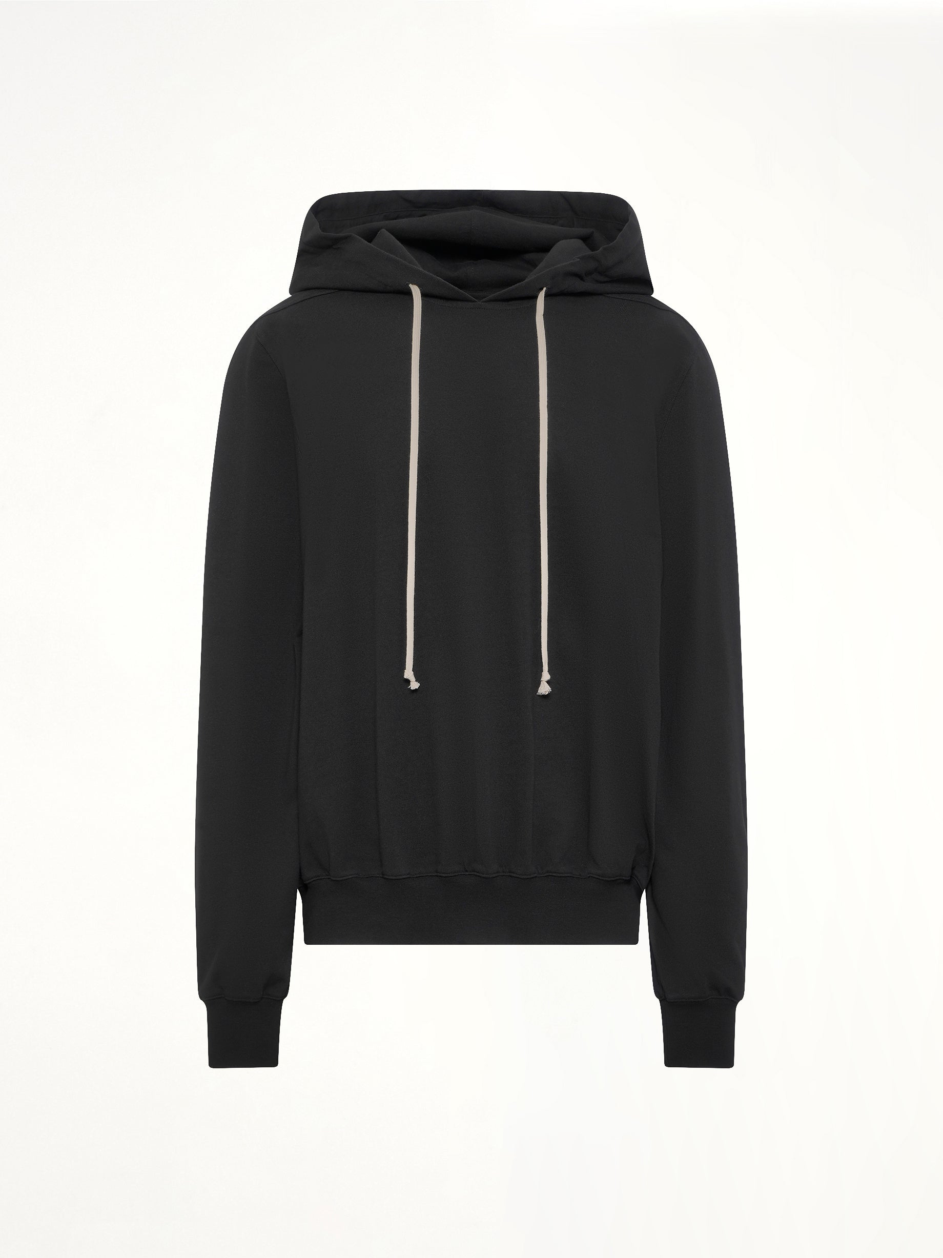 RICK OWENS Pullover Hoodie in Black Product Photo from MARAIS