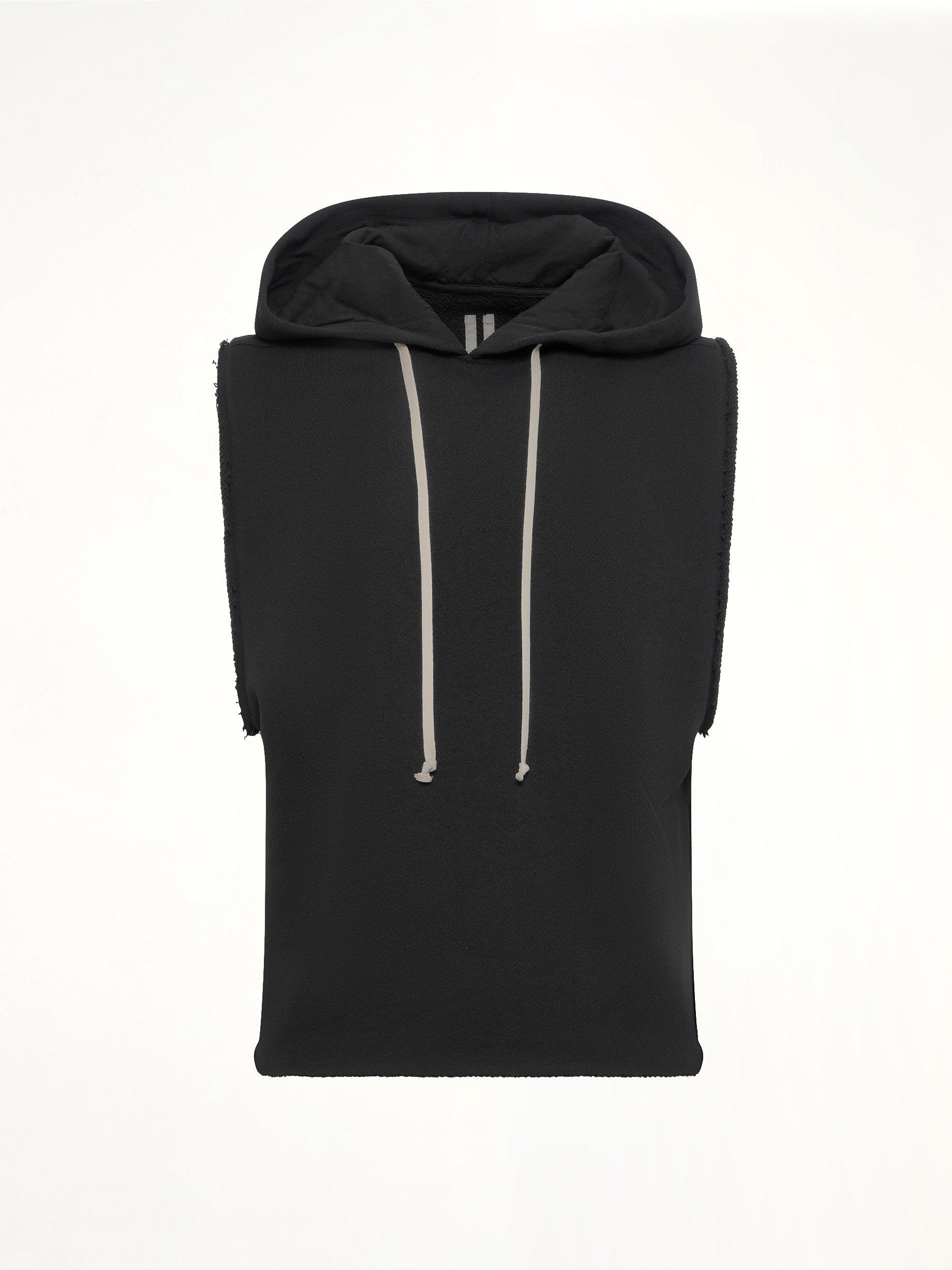 RICK OWENS SL Hoodie in Black Product Photo from MARAIS