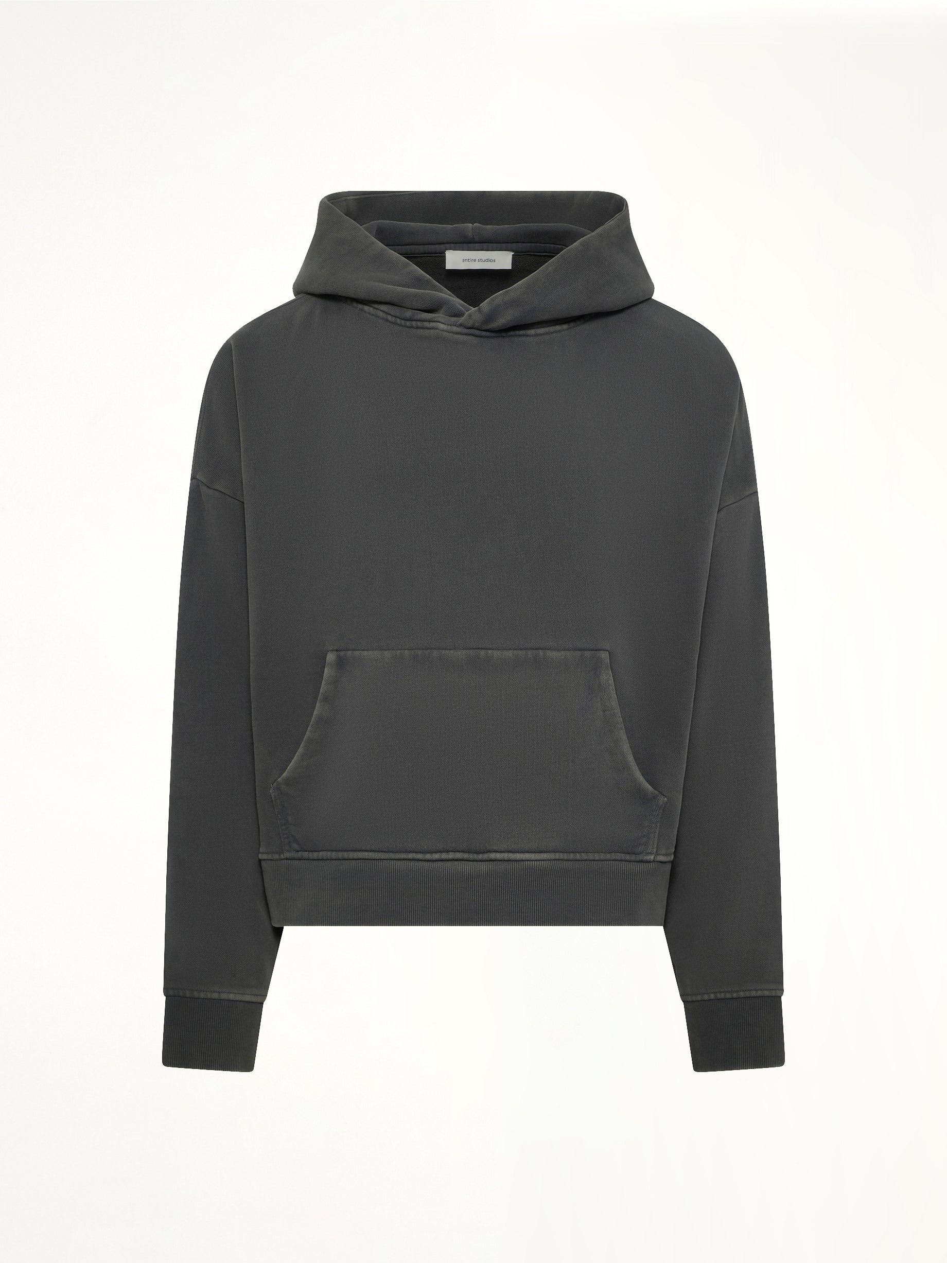 ENTIRE STUDIOS Heavy Hood in Washed Black Product Photo from MARAIS