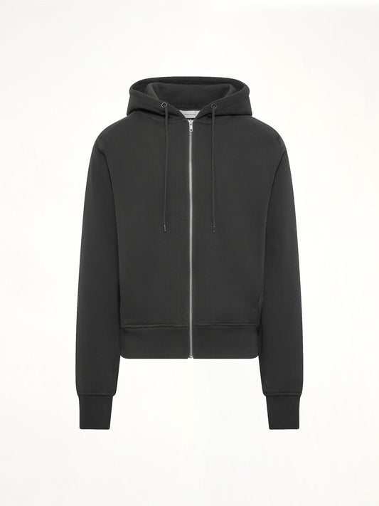 Slim Zip Up in Black