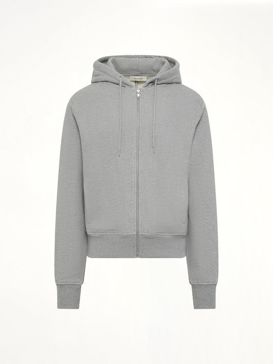 Slim Zip Up in Grey Marle