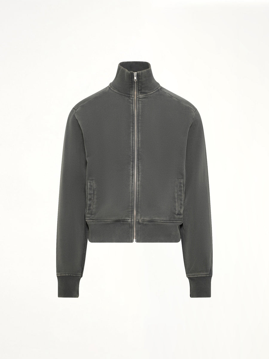 Standard Track Jacket in Washed Black