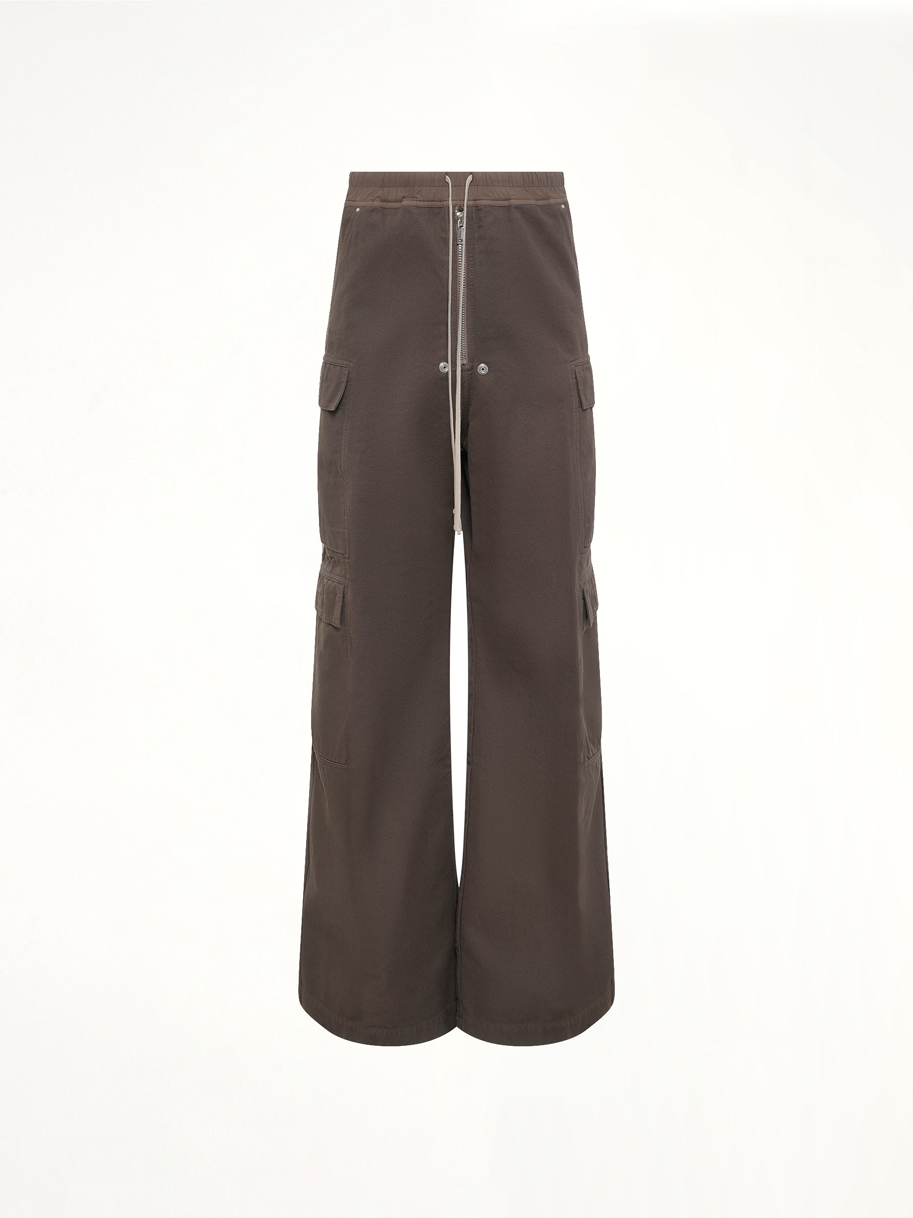 RICK OWENS DRKSHDW Double Cargo Jumbo Bela in Dark Dust Product Photo from MARAIS