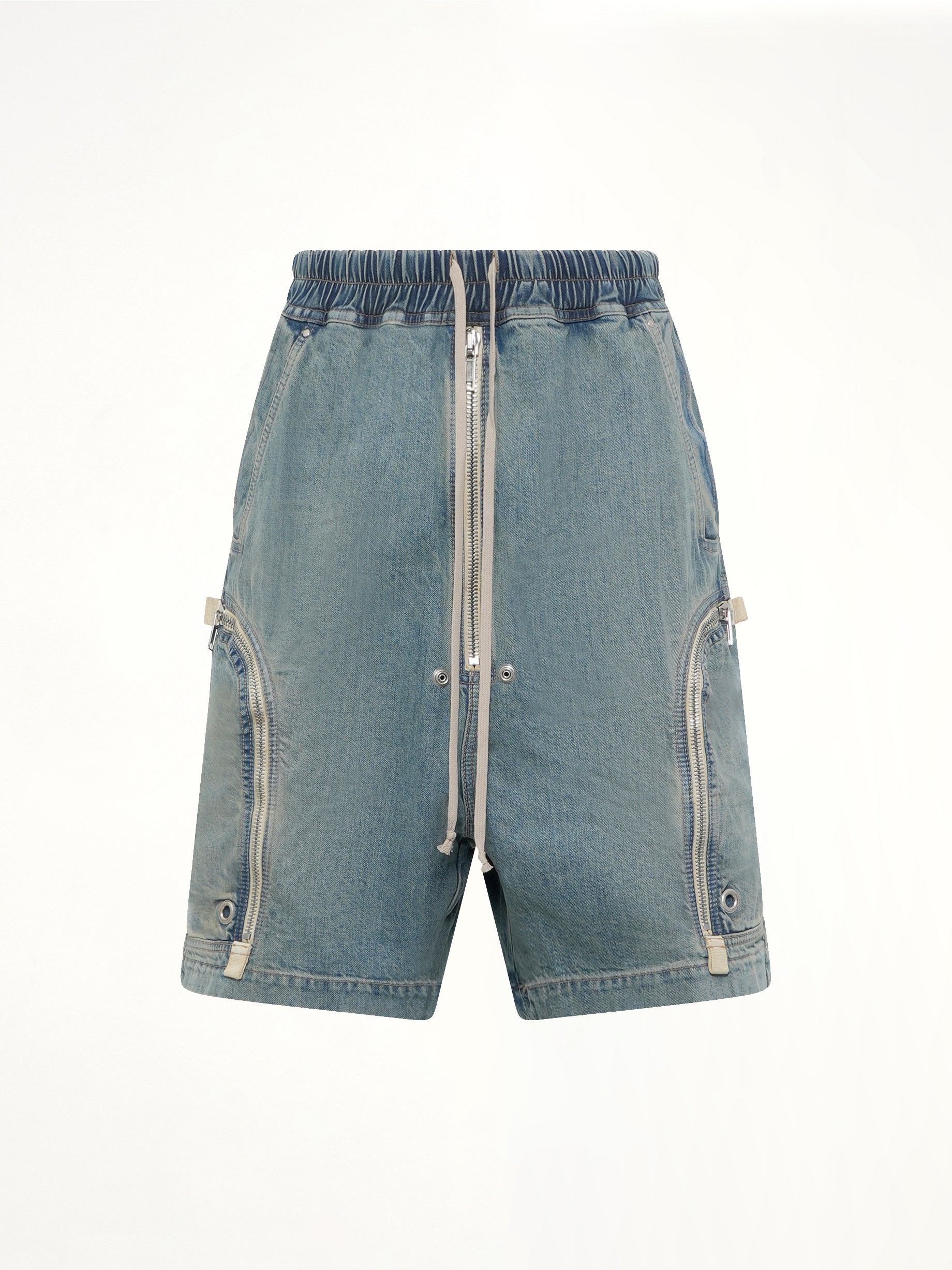 RICK OWENS DRKSHDW , 
, Bauhaus Pods in Washed Indigo Product Photo from MARAIS