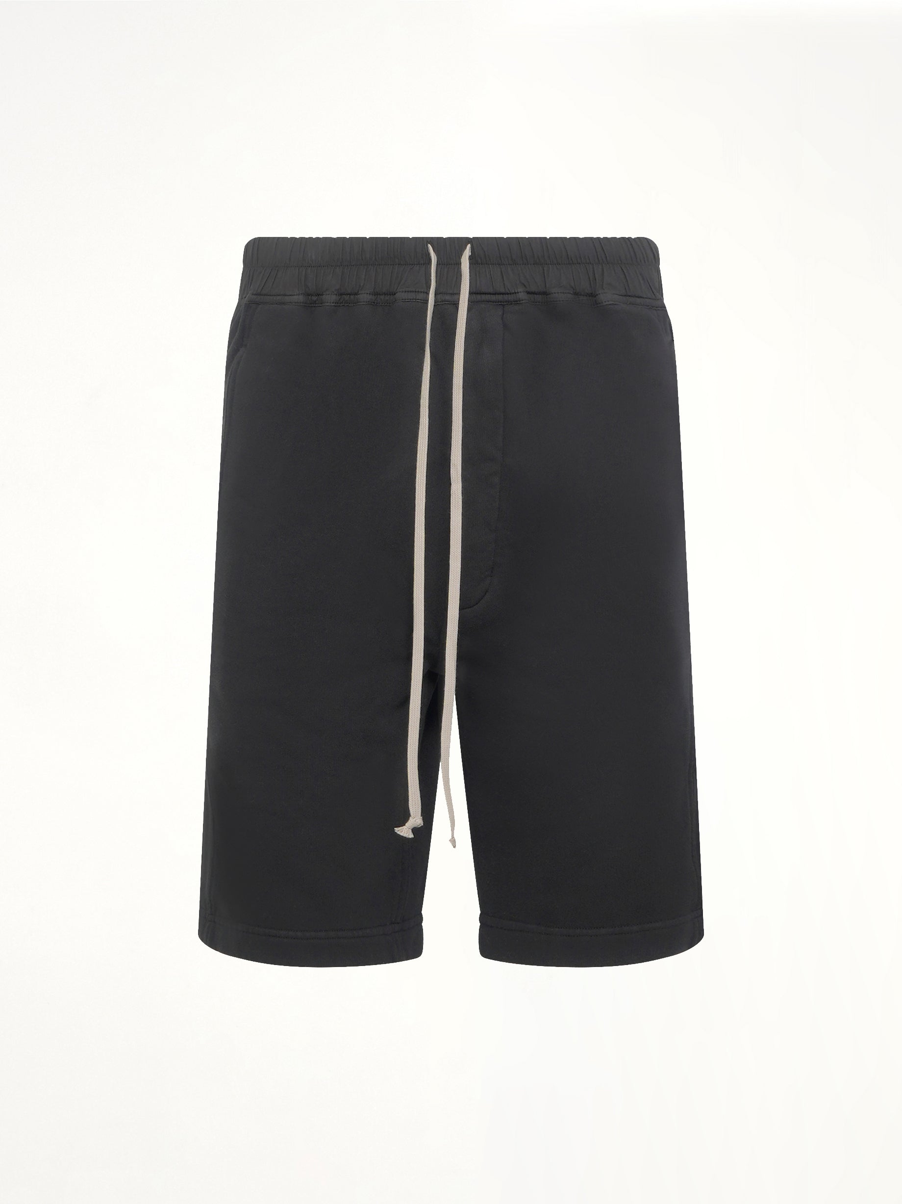 RICK OWENS DRKSHDW , Wide Pusher Shorts in Black Product Photo from MARAIS