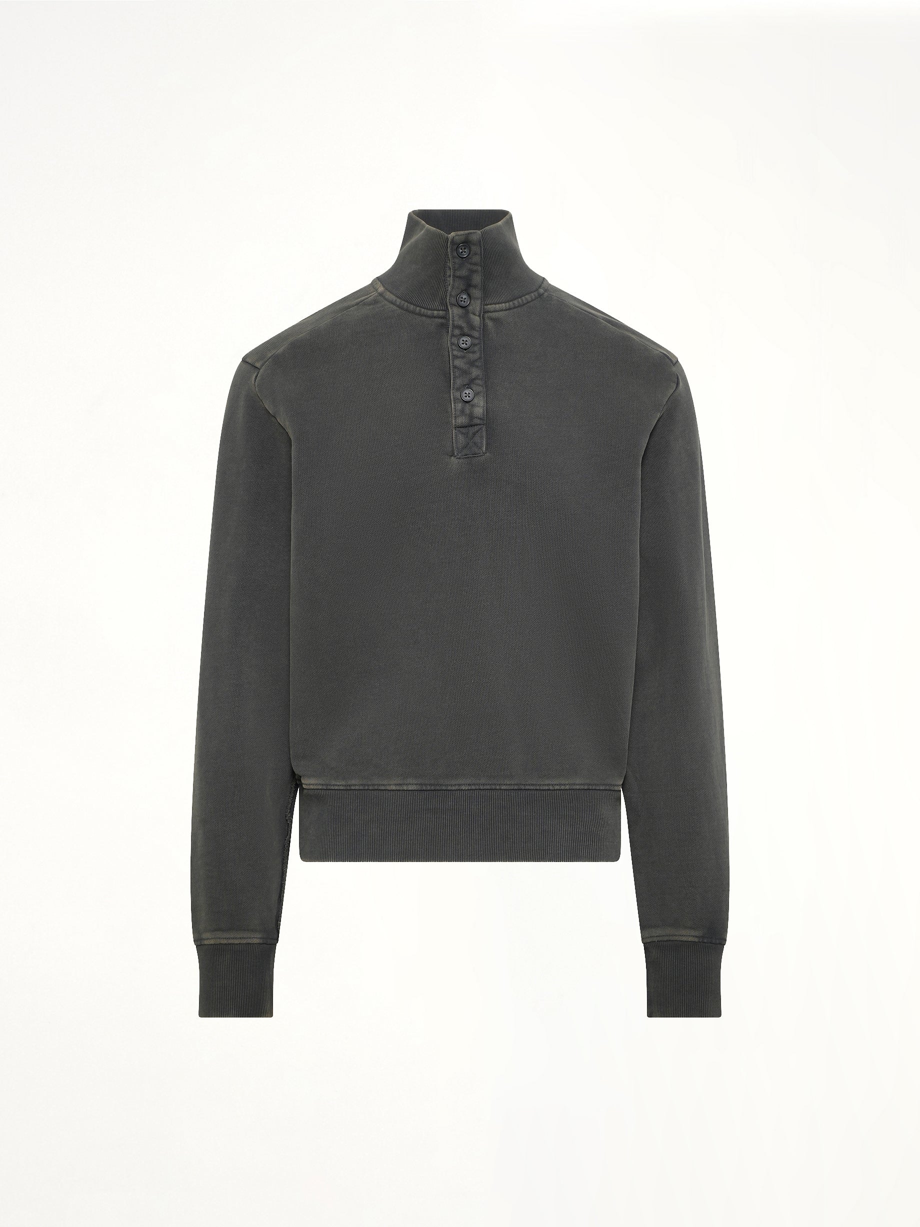 ENTIRE STUDIOS Port Pullover in Washed Black Product Photo from MARAIS