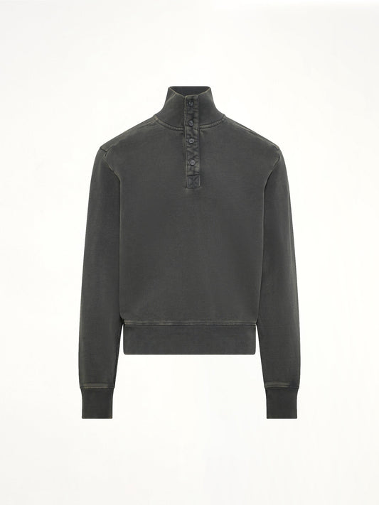 Port Pullover in Washed Black