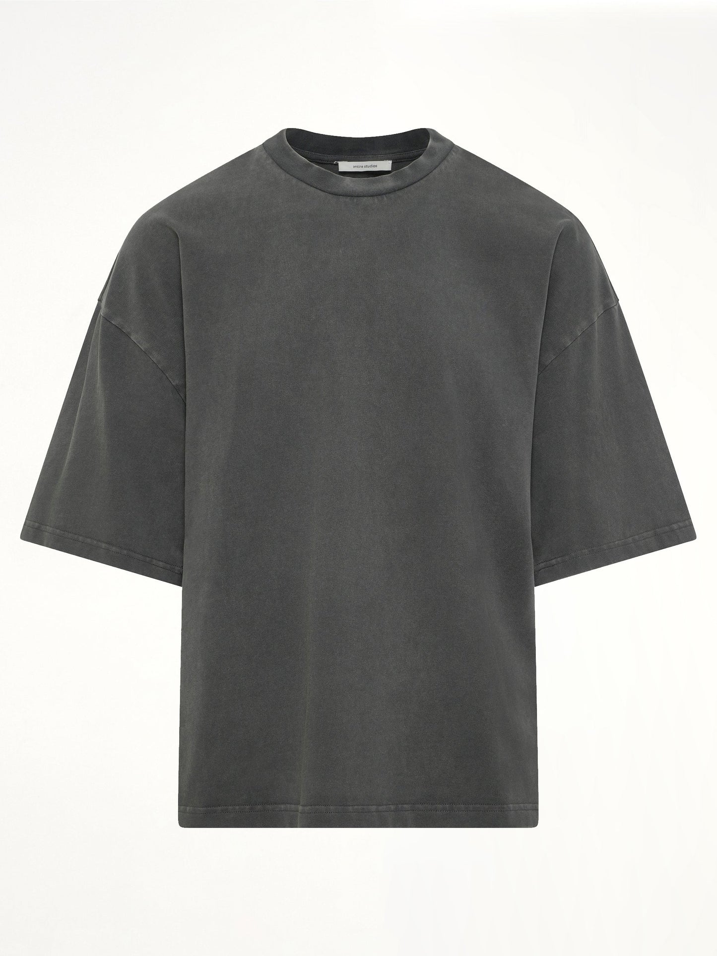 Heavy Boxy T-Shirt in Washed Black
