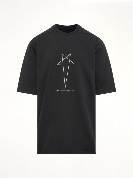 Pentagram Jumbo SS T-Shirt in Black/Milk