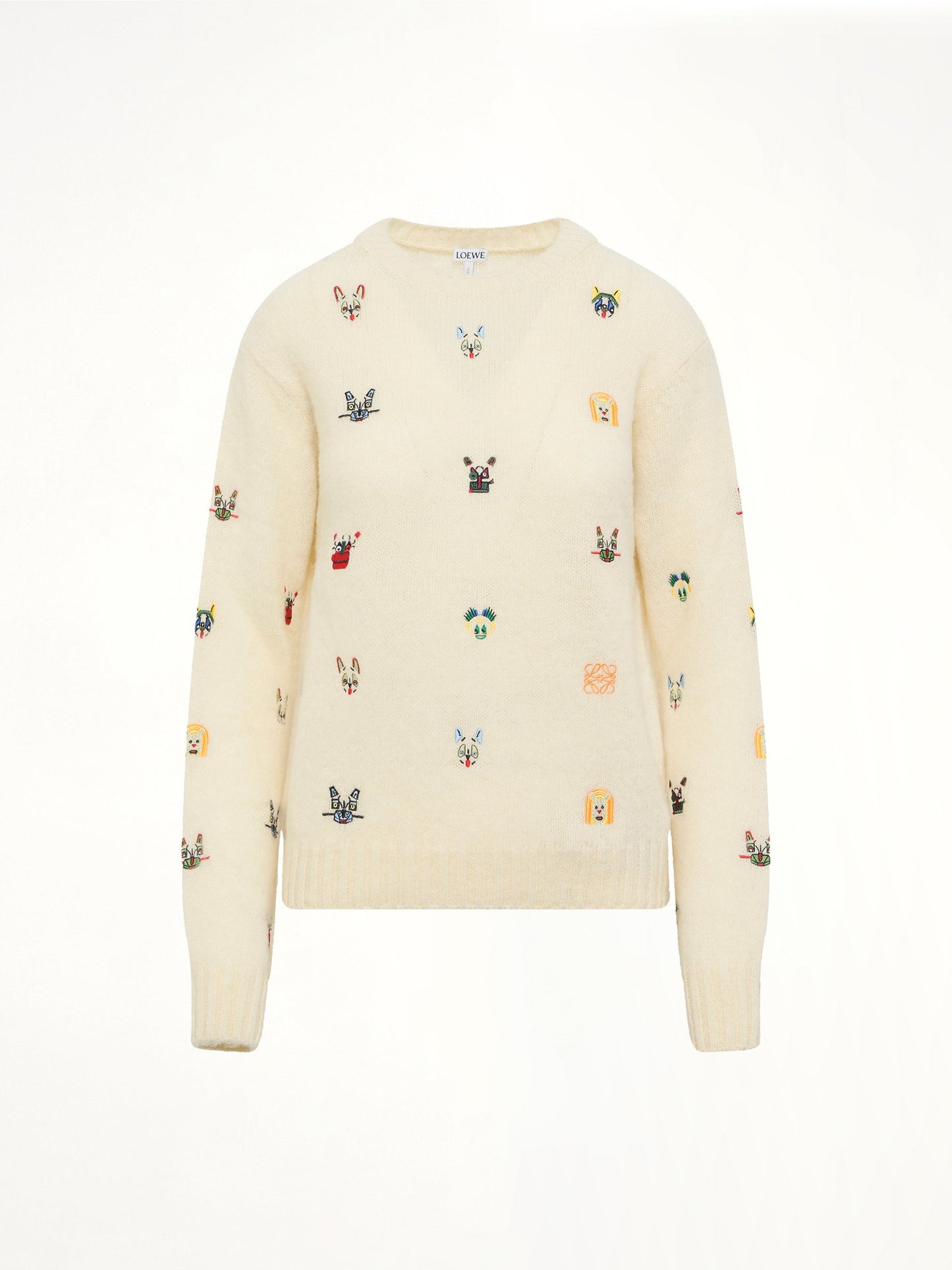 Louis Wain Sweater in White/Multicolour